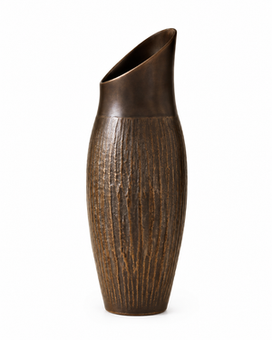 Briarstone Aged Bronze Fold Vase