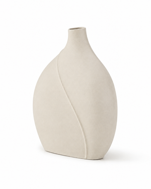 Briarstone Ivory Crescent Vase