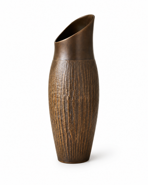 Briarstone Aged Bronze Fold Vase