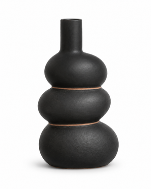 Briarstone Charcoal Pebble Vase