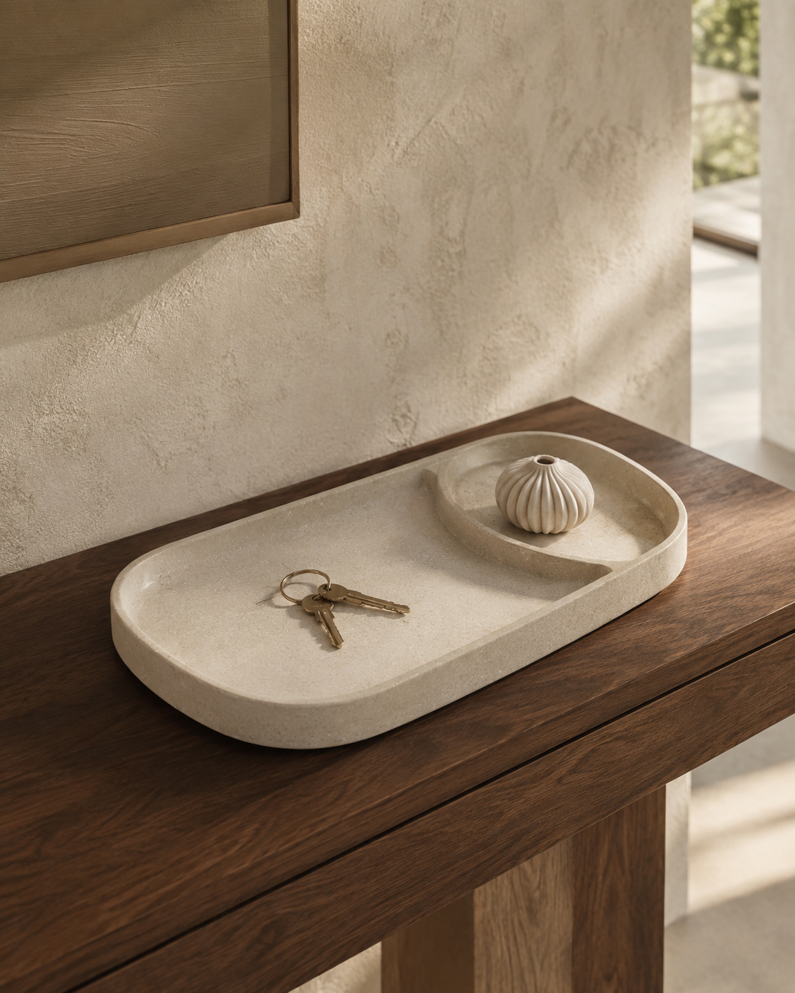 Briarstone Ivory Divided Tray