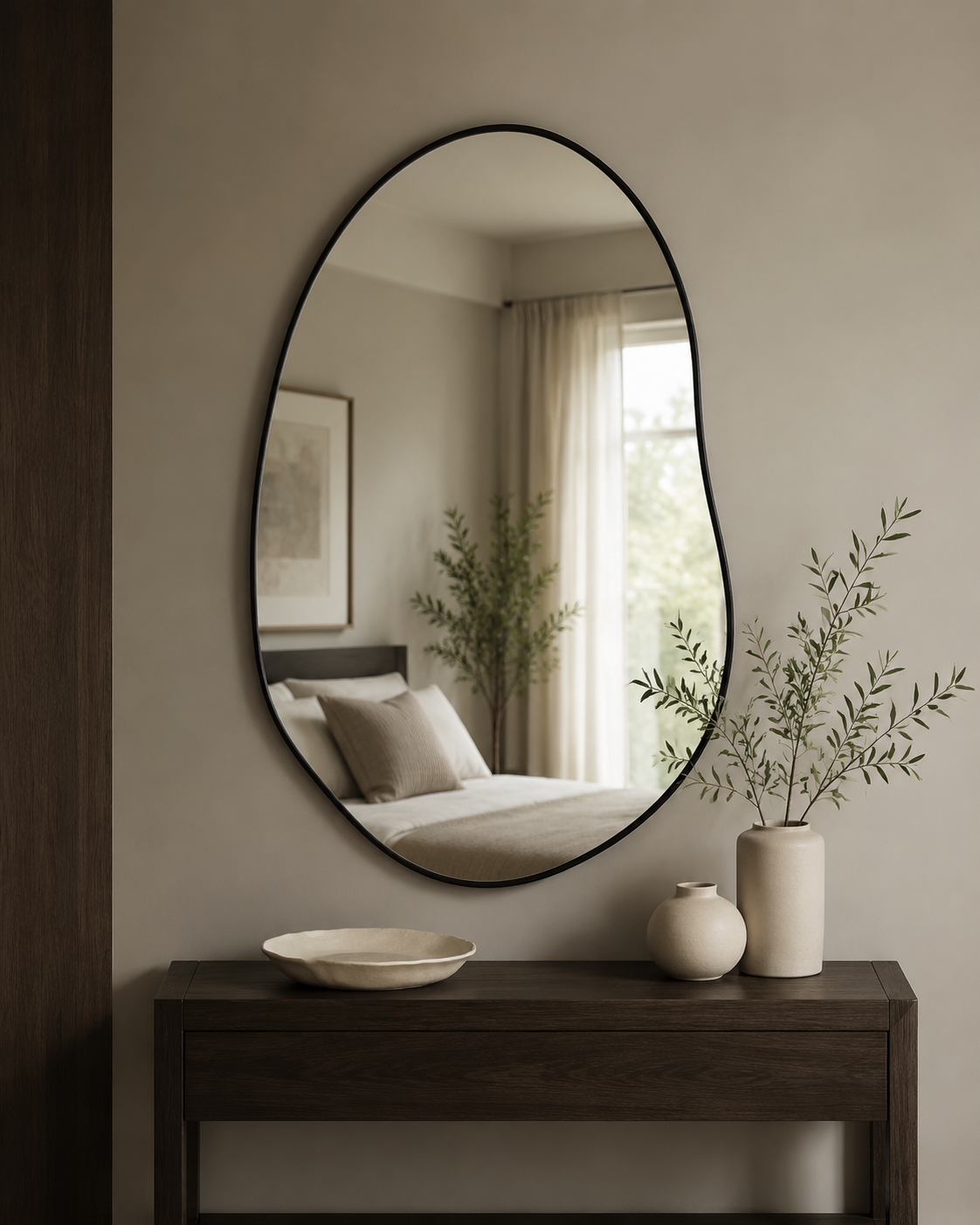 Vespera Organic Wall Mirror