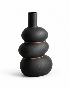 Briarstone Charcoal Pebble Vase